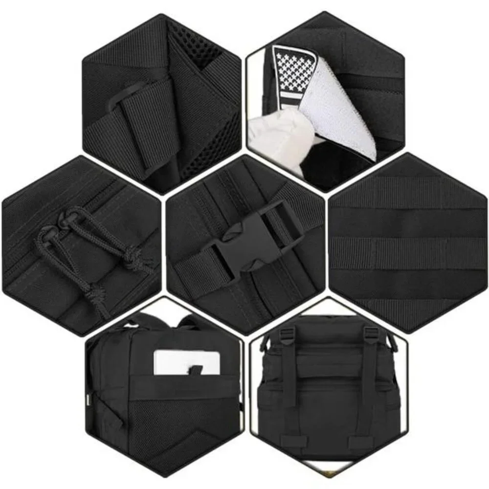 45L Military Tactical Backpacks Molle Army Pack Hiking Trekking Rucksack